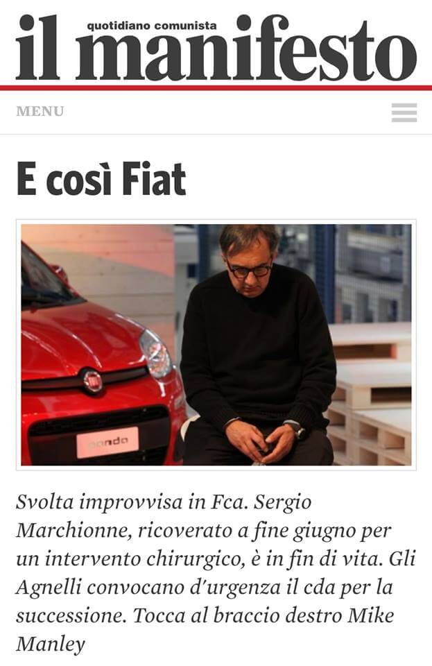 Marchionne Così Fiat